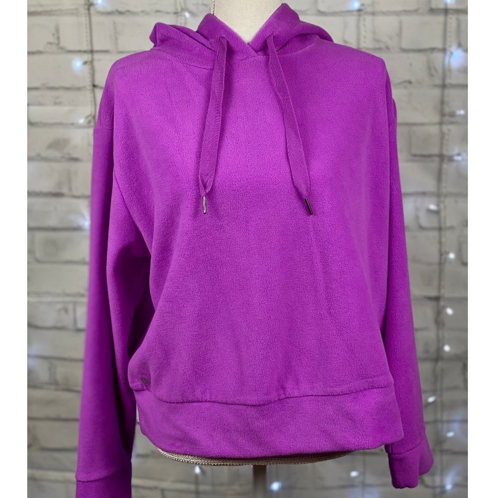 Semi Cropped Fleece Hoodie